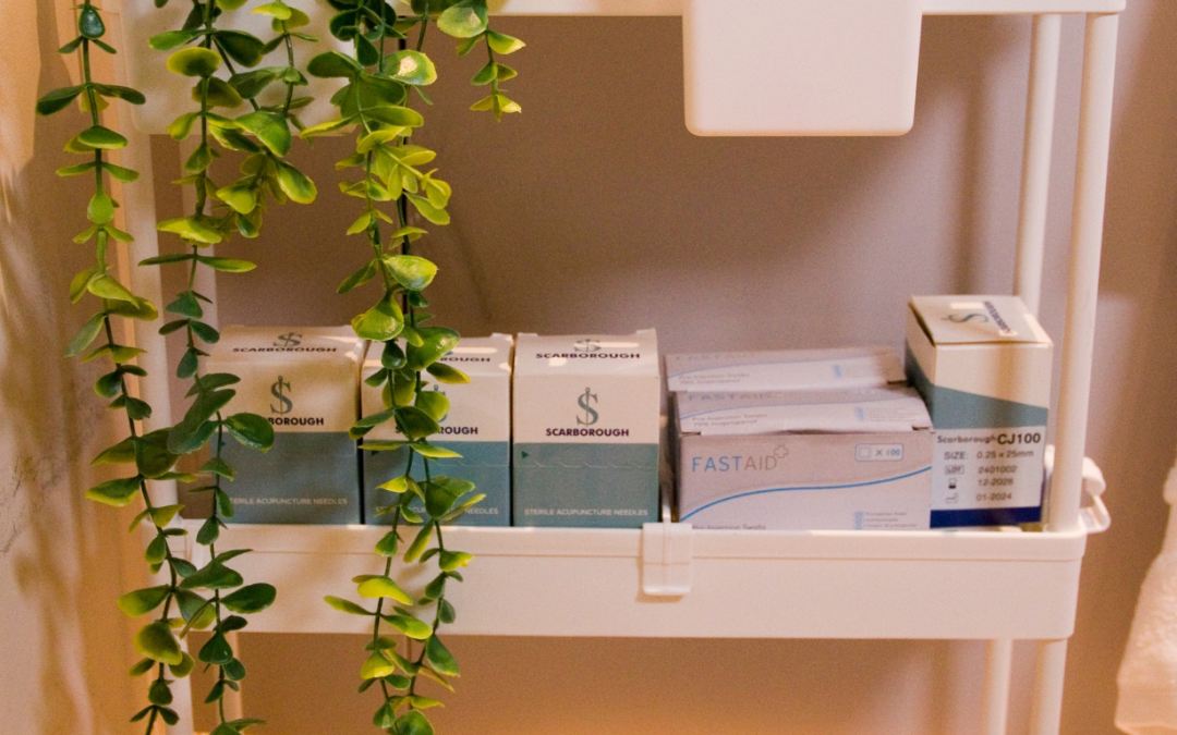 Dry needling equipment used in Osteopathy treatments