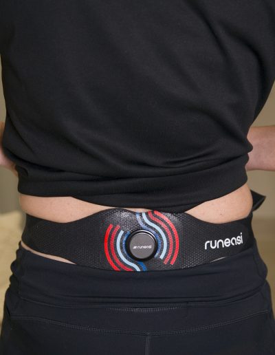 Running gait analysis belt